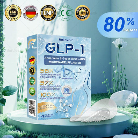 Offizieller Shop | Buildleaf® Abnehmen & Gesundheits Nano Mikronadelpflaster | Zielt auf Fettleibigkeit, schlaffe Haut, Bluthochdruck, Diabetes, Fettleber, Gelenkschmerzen, Gehirnnebel, geringe Energie ab